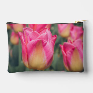 Pochette À Accessoires Tulières à ressort de style vintage rose