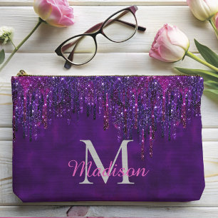 Pochette À Accessoires Unicorn rose mou Déchets de Parties scintillant mo
