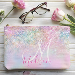 Pochette À Accessoires Unicorne claire iridescente ombre parties scintill