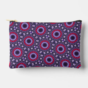 Pochette À Accessoires Unique mignon violet et rose Abstrait Dot Art Moti