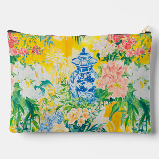 Pochette À Accessoires Vase Bleu Impressionniste
