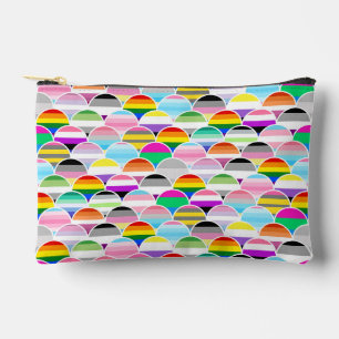 Pochette À Accessoires Ventilateurs de drapeau de fierté LGBTQIA+ Queer e