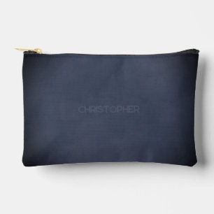 Pochette À Accessoires Vignetled Mottled Bleu foncé Grunge Urbain avec le