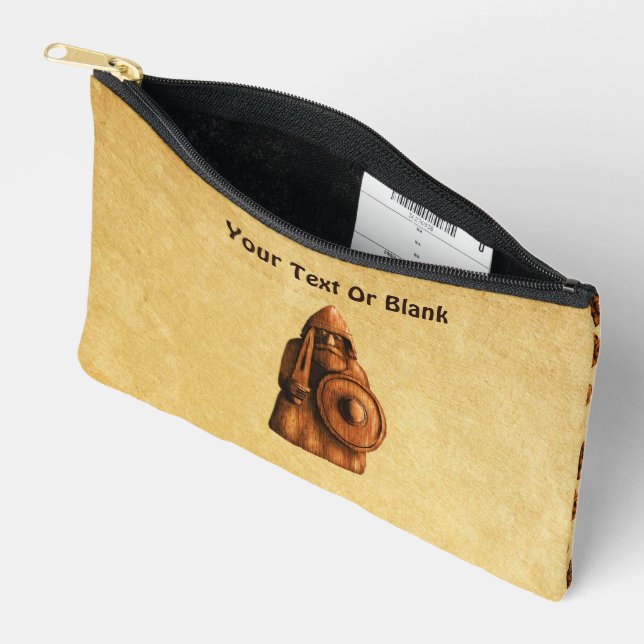 Pochette À Accessoires Viking rustique (Ouvrir)