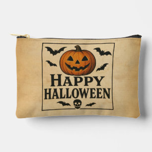 Pochette À Accessoires Vintage/classique Happy Halloween jack-o-lantern
