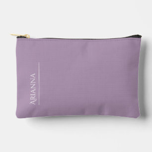 Pochette À Accessoires Violet personnalisé