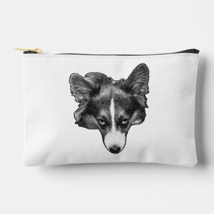 Pochette À Accessoires visage en demi-teinte