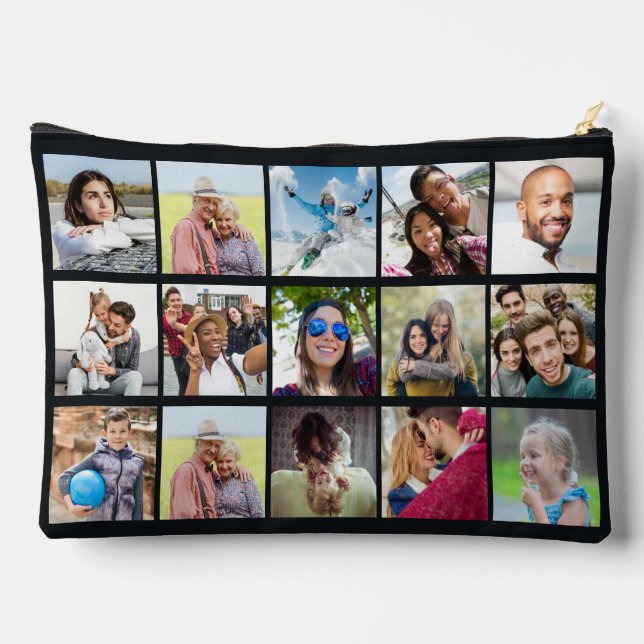 Pochette À Accessoires VOS 15 Photos Personnalisées (Verso)