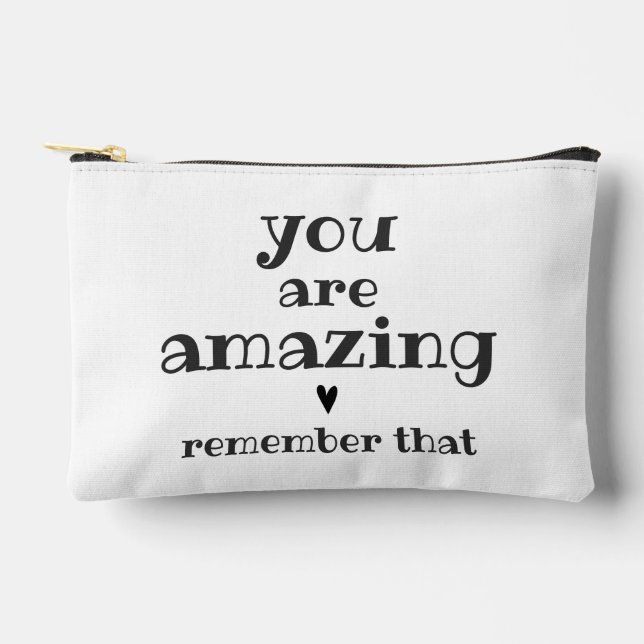 Pochette À Accessoires Vous êtes Extraordinaire - Sweet, Inspirational Qu (Recto)