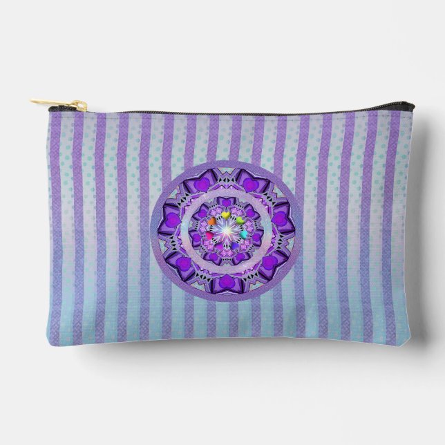 Pochette À Accessoires W2 pourpre (Recto)