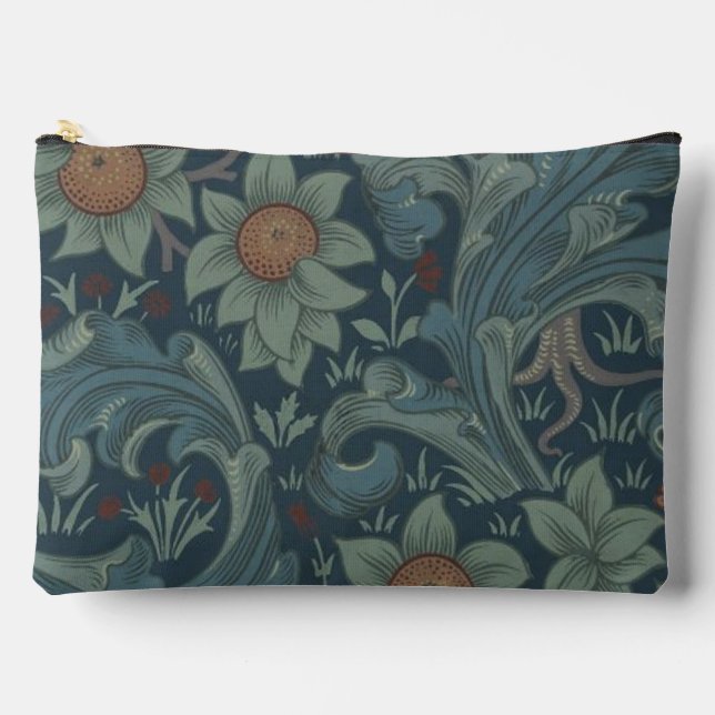 Pochette À Accessoires William Morris Orchard Art Motif (Recto)