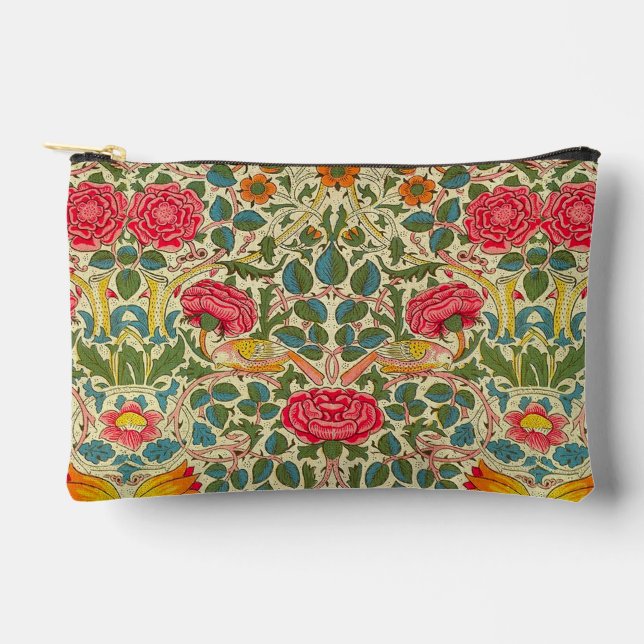Pochette À Accessoires William Morris Rose Floral Chintz rose (Recto)