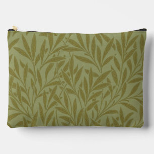Pochette À Accessoires William Morris Willow Antique Green Leaf Vine Art