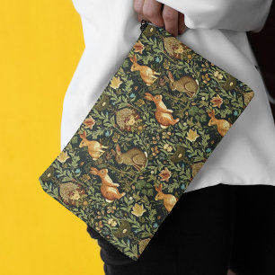 Pochette À Accessoires William Morris Woodland Lapins floraux Noël