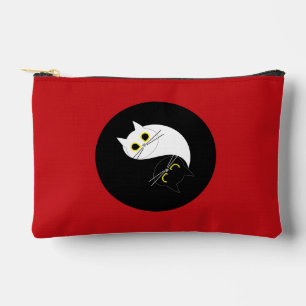 Pochette À Accessoires YIN YANG Zen Cat Accessoires Pouch