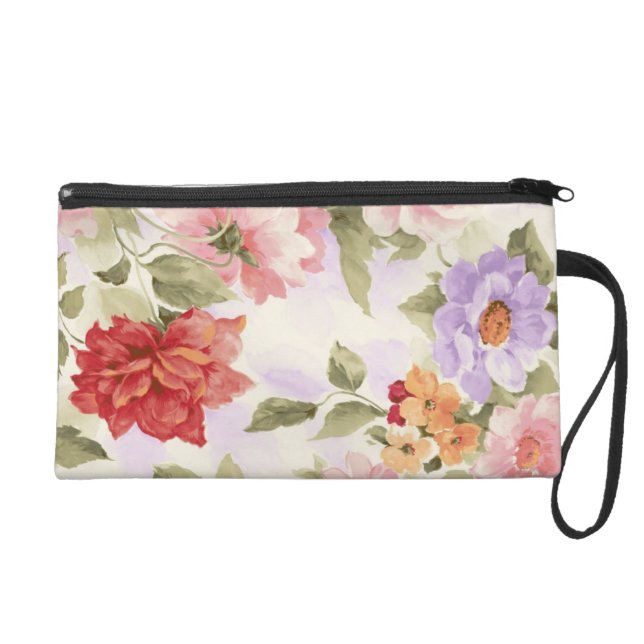 Pochette Avec Dragonne Roses d'aquarelle Vintages (Devant)