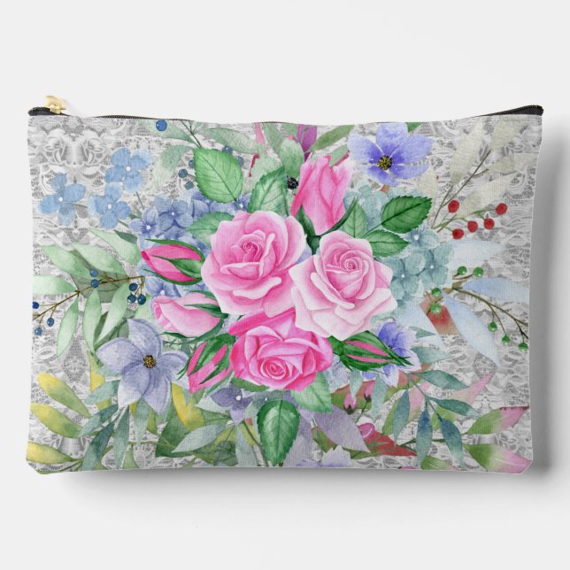 Pochette cosmétique Roses Roses Roses Roses Roses (Recto)