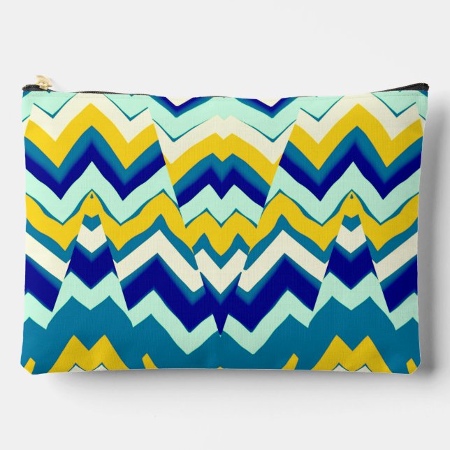 Pochette d'accessoire de maquillage motif Multicol (Recto)