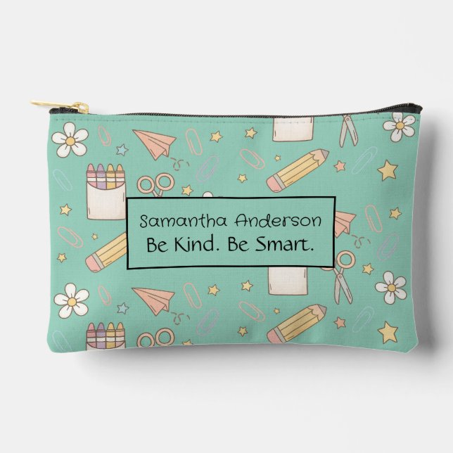 Pochette d'approvisionnement scolaire personnalisé (Recto)