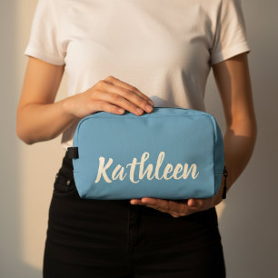 Pochette de voyage personnalisée en Denim pour le 