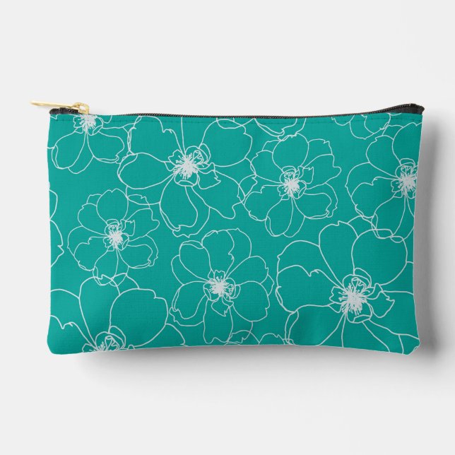 Pochette de Zipper Fleurs dansantes (Recto)