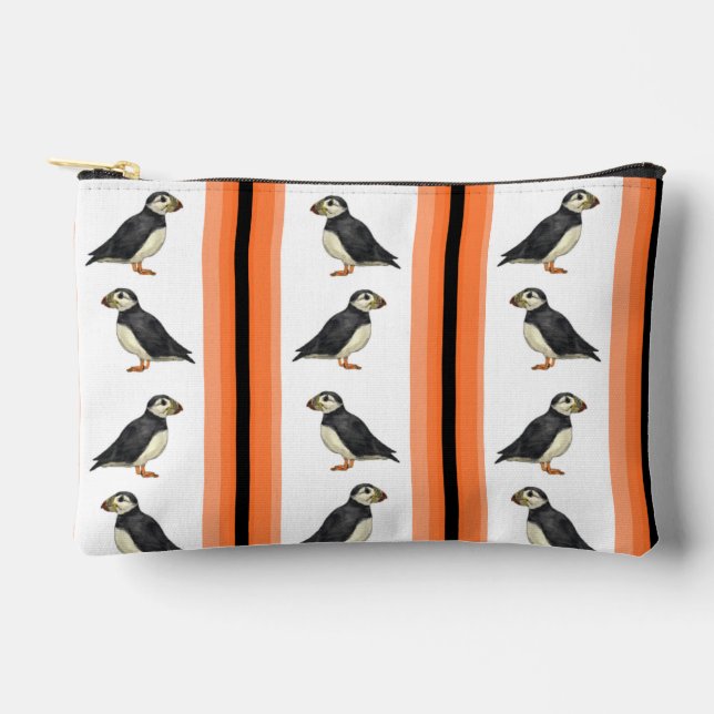 Pochette de Zipper Puffin Atlantique (Recto)