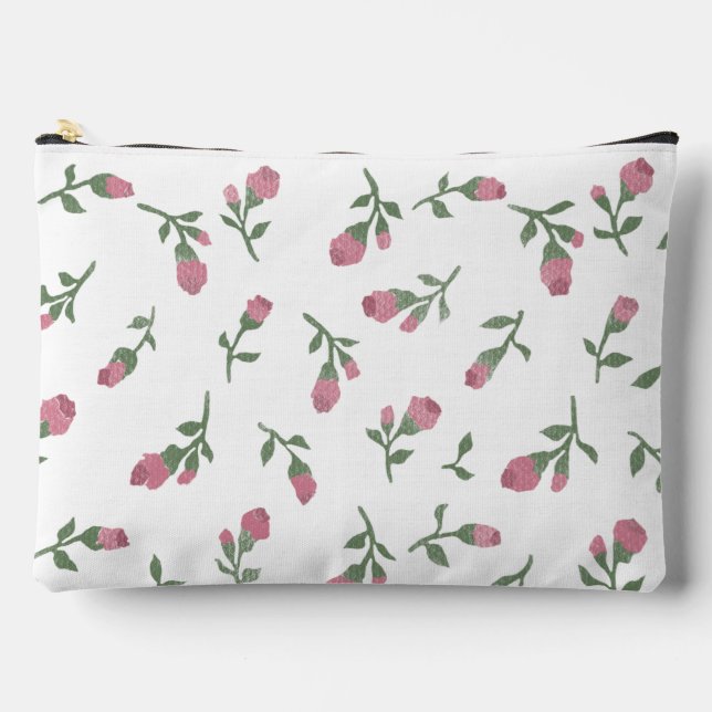 Pochette de Zipper Rosebud - Grande (Recto)