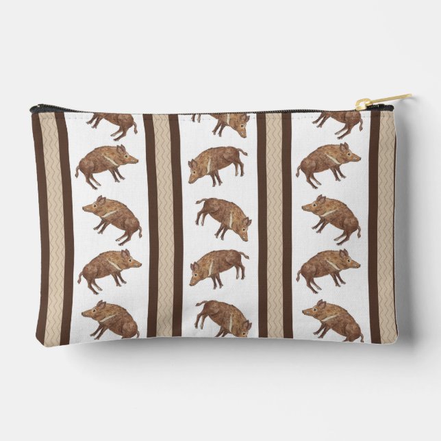 Pochette de Zipper Sauvage Boar (Verso)