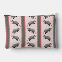 Pochette de Zipper Stripe Opossum