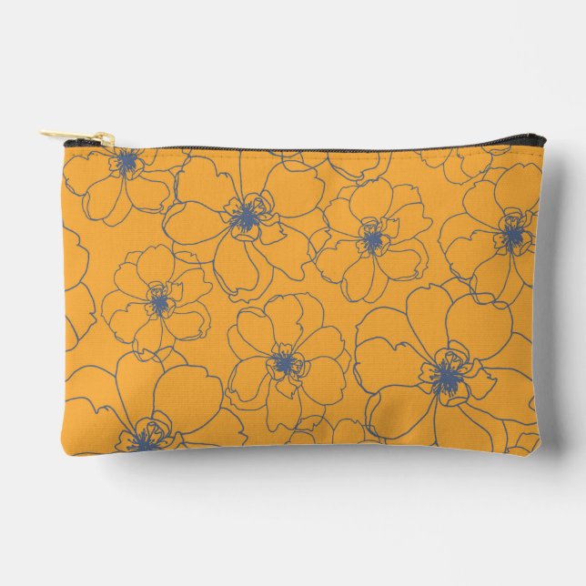 Pochette jaune Zipper (Recto)