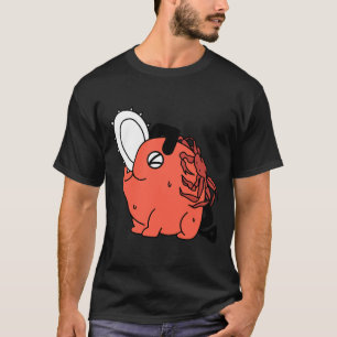 Pochita Fish Skin Chainsaw Man Fan Art T-Shirt
