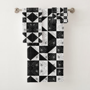 Pochoir monochrome et Motif flamand floral