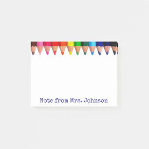 Pochoirs colorés, notes post-it