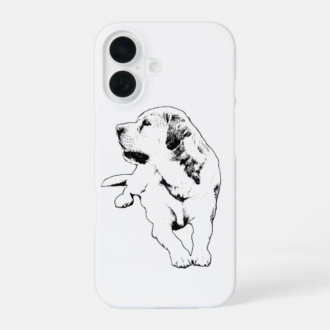 Pocket Armour—Steady Gaze iPhone 16 Case (Back)