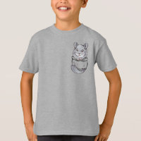 Pocket Cute Grey Fur Chinchilla