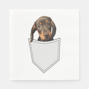 Pocket Dog Dachshund  Napkin