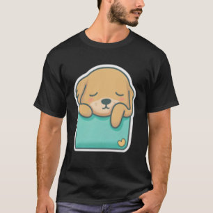 Pocket Dog Golden Retriever Dog in your Pocket  5 T-Shirt