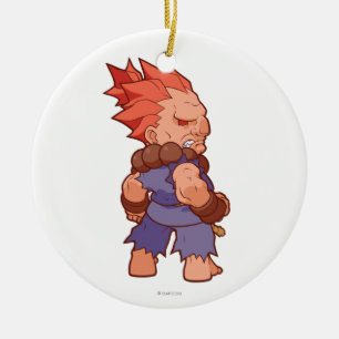 Pocket Fighter Akuma 2 Ceramic Ornament