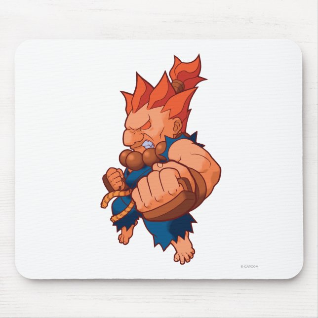 Pocket Fighter Akuma Mouse Pad (Front)