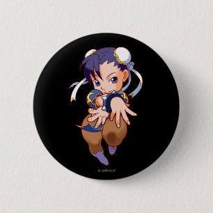 Pocket Fighter Chun-Li 2 Inch Round Button