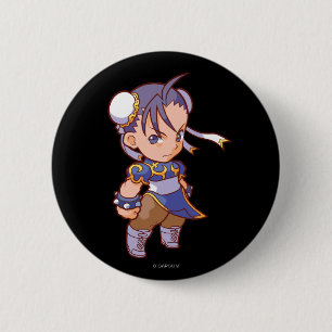 Pocket Fighter Chun-Li 2 Inch Round Button