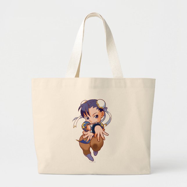Pocket Fighter Chun-Li Large Tote Bag (Front)