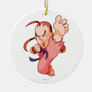 Pocket Fighter Dan 2 Ceramic Ornament