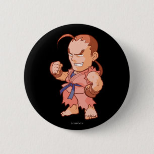 Pocket Fighter Dan 2 Inch Round Button