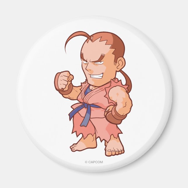 Pocket Fighter Dan Magnet (Front)