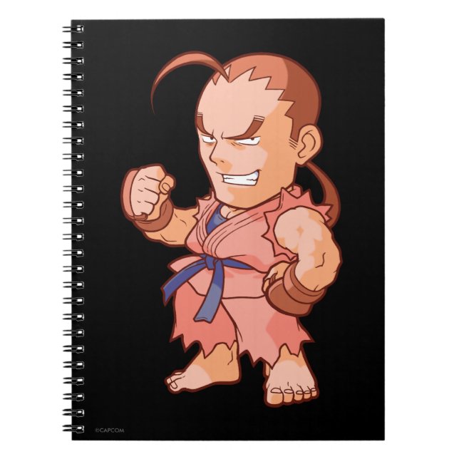 Pocket Fighter Dan Notebook (Front)