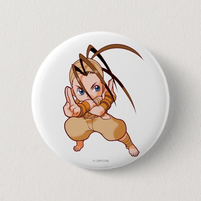 Pocket Fighter Ibuki 2 Inch Round Button (Front)