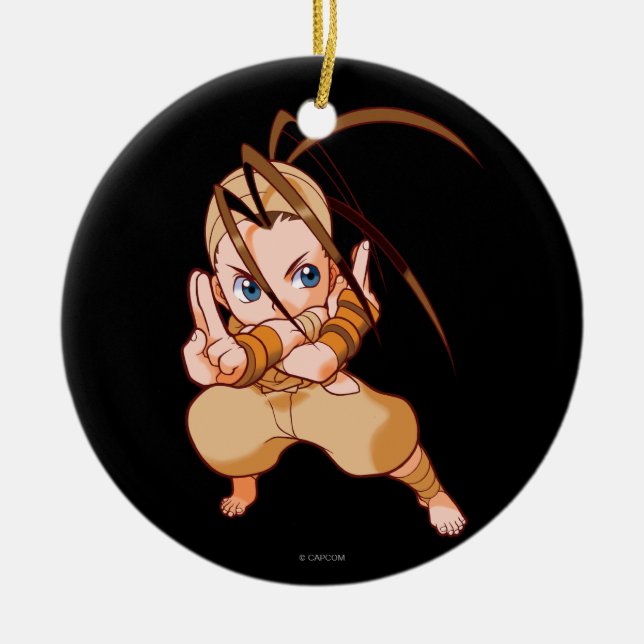 Pocket Fighter Ibuki Ceramic Ornament (Front)