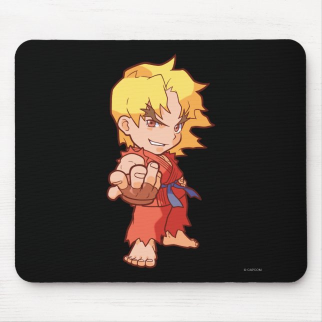 Pocket Fighter Ken 2 Mouse Pad (Front)