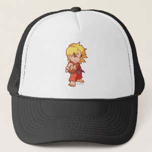 Pocket Fighter Ken 2 Trucker Hat